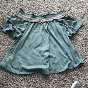 Off the shoulder shirt